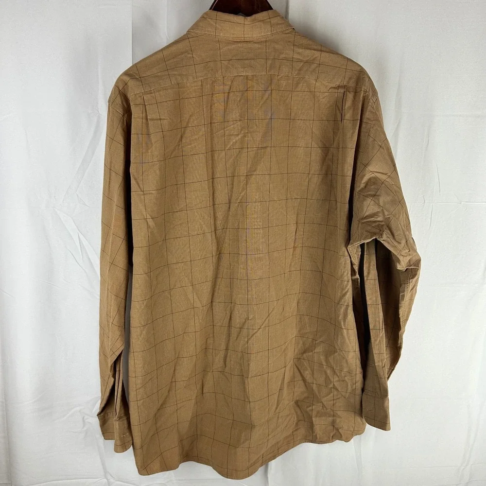 Polo Ralph Lauren Mens Plaid Button Shirt Long Sleeve XL‎ Lowell Sport Cotton